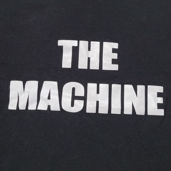 Cotton heritage boys medium " the machine" black graphic teeshirt - Picture 3 of 4